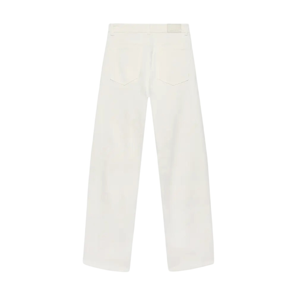 Mint Velvet Cream Barrel Leg Jeans